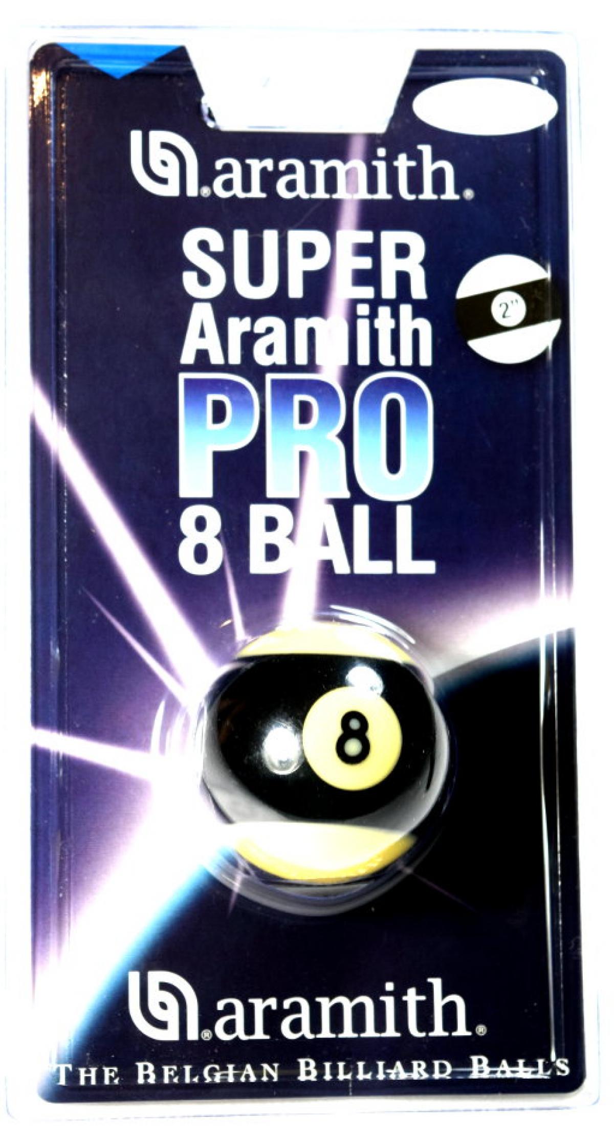 Super Pro 8 ball (2", English pool size)
