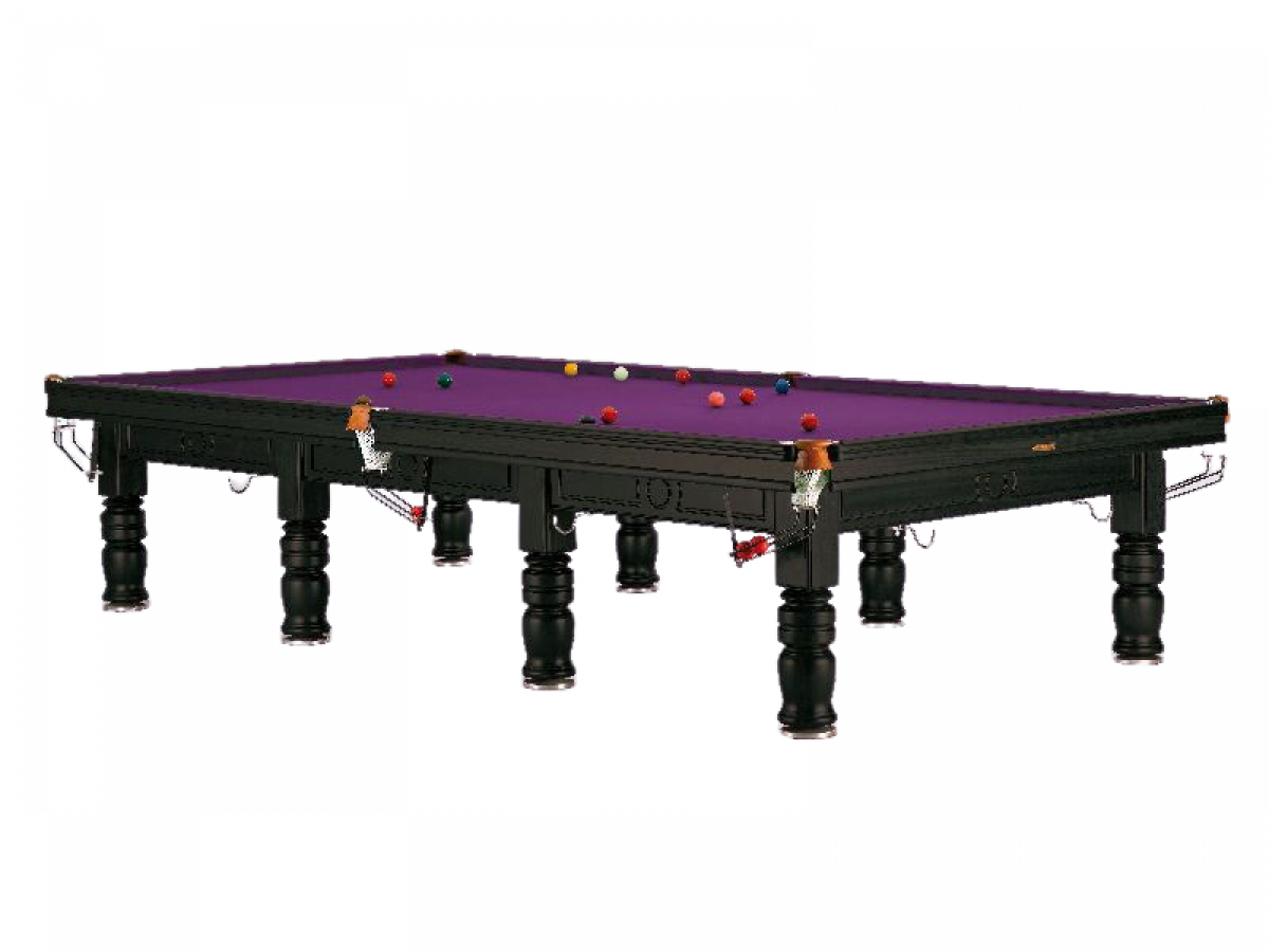 Sam Leisure Tagora Snooker Table(Black with Purple Cloth)